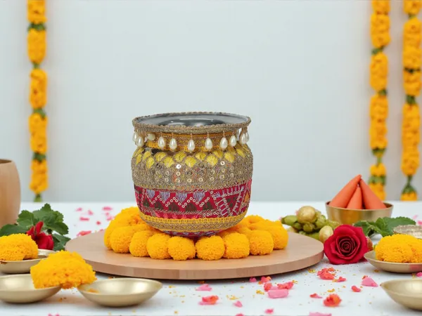 Phulkari_Handcrafted_Lota_-_Rani_Pink