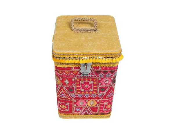Phulkari_Handcrafted_Square_Container_-_Rani_Pink