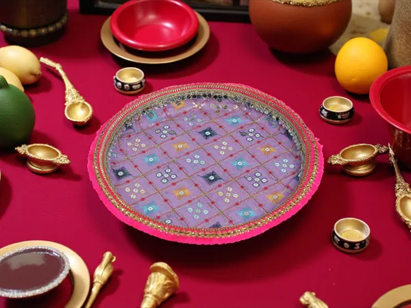 Rajwada_Handcrafted_Thaal_-_Lavender