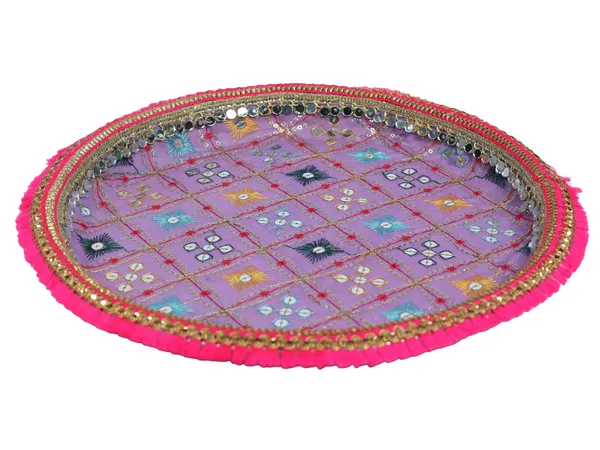 Rajwada_Handcrafted_Thaal_-_Lavender