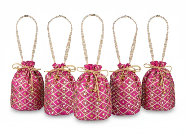 Embellished_Silk_Potli_Bag_with_Beaded_Handle_Pink