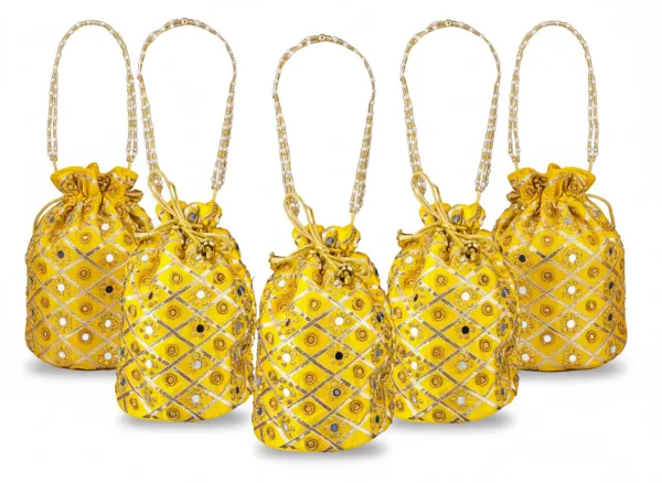 Embellished_Silk_Potli_Bag_with_Beaded_Handle_Yellow