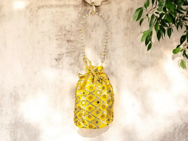 Embellished_Silk_Potli_Bag_with_Beaded_Handle_Yellow