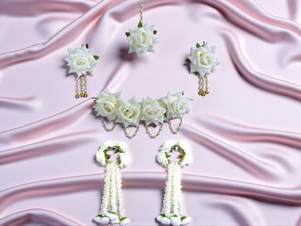 White_Rose_Floral_Jewellery_Set
