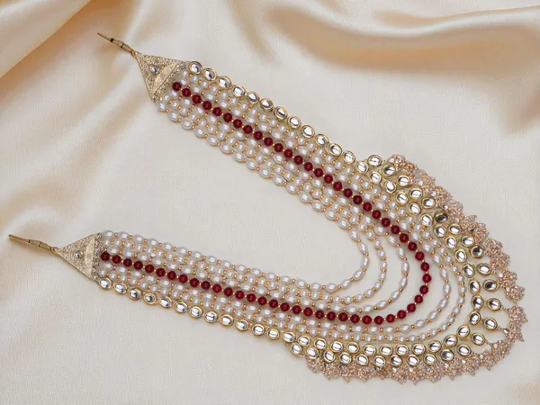 Grand_Multi-Layer_Pearl_&_Kundan_Groom_Mala_With_Red_Bead_Accents