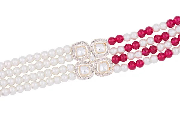 Contemporary_Indian_Groom_Haar_With_Pastel_Pearl_Finish-_Rani_Pink