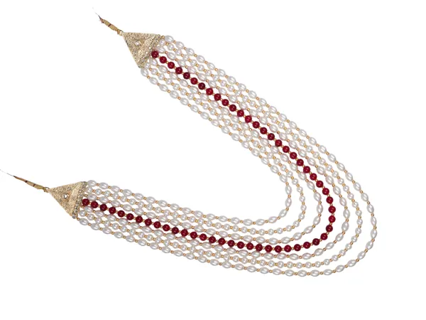 Shahee_Multi-Layer_Groom_Mala_With_Pearls_&_Red_Beads