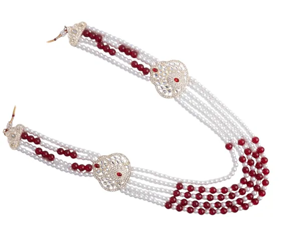 Red_&_White_Bead_Triple-Layer_Groom_Mala_With_Kundan_Side_Pendants