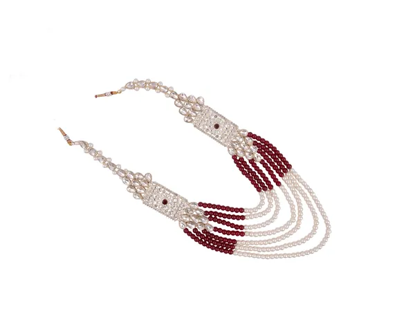 Ethnic_Pearl_&_Red_Bead_Groom_Mala_With_Kundan_Embellishments