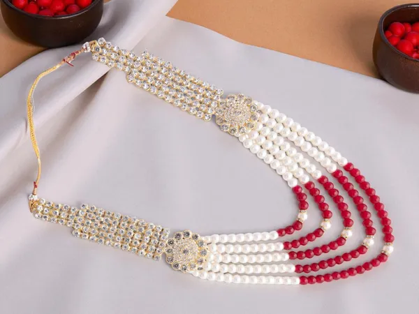 Stylish_Pearl_&_Red_Bead_Grooms_Mala