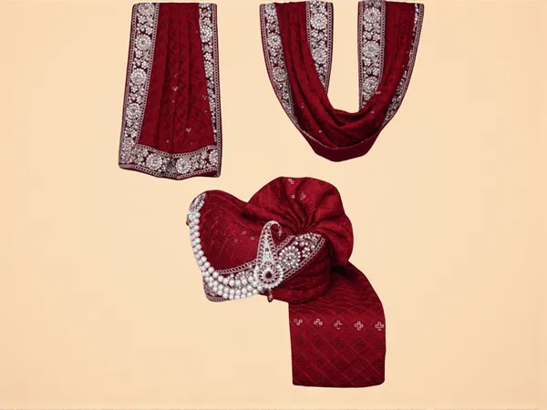 Royal_Maroon_Grooms_Pagdi_With_Embroidered_Safa_&_Pearl_Kalgi