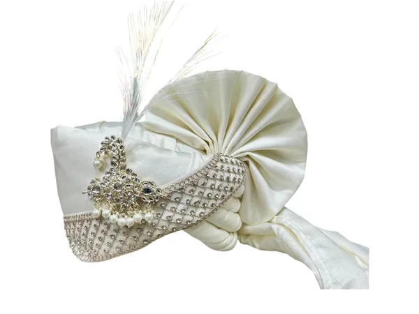 (Hand-Tied)_Grand_Couture_Groom_Pagdi_with_Embroidered_Safa_and_Kalgi