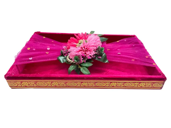 Premium_Pink_Velvet_Packing_Tray_with_Floral_Velcro_Belt