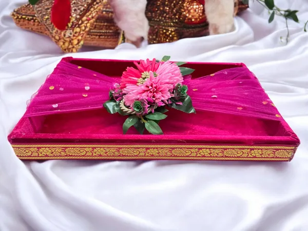 Premium_Pink_Velvet_Packing_Tray_with_Floral_Velcro_Belt