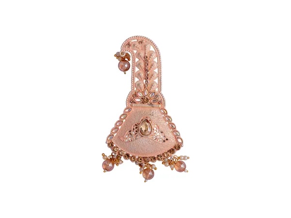 Royal_Groom_Kalgi_With_Stone_Embellishments_&_Pearl_Danglers_-_Peach