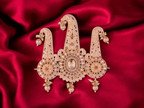 Shahi_Groom_Kalgi_With_Stone_Detailing_-_Peach