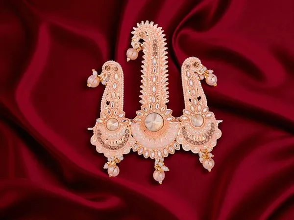 Royal_Triple-Design_Groom_Kalgi_With_Gold_Detailing_-_Peach
