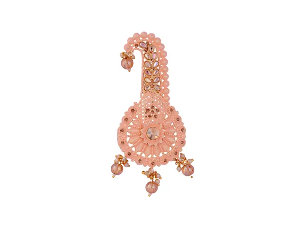 Elegant_Groom_Kalgi_With_Stone_Embellishments_-_Peach