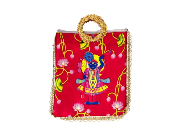 Shri_Square_Bag_With_Golden_Handle_-_Red