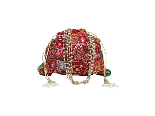 Phulkari_Handcrafted_Potli_-_Maroon