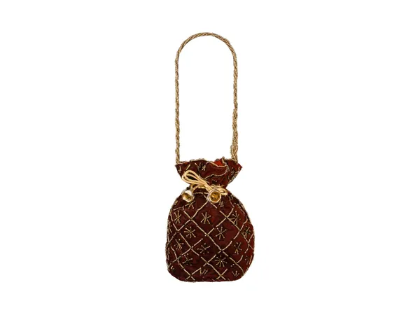 Fuchsia_Embroidered_Potli_Bag_With_Golden_Beadwork_&_Braided_Handle