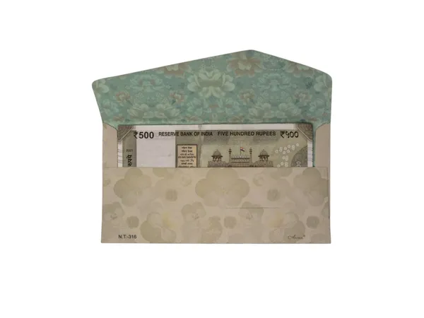 Elegant_Green_Floral_Paper_Shagun_Envelope(Pack_Of_10)