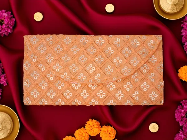 Golden_Peach_Sequins_Embroidered_Shagun_Envelope_-_Pack_Of_2