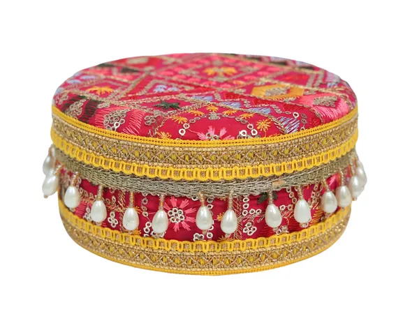 Phulkari_Handcrafted_Laddoo_Box_-_Rani_Pink