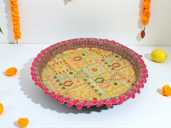 Phulkari_Handcrafted_Thaal_-_Yellow