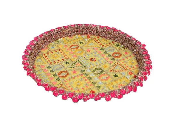 Phulkari_Handcrafted_Thaal_-_Yellow