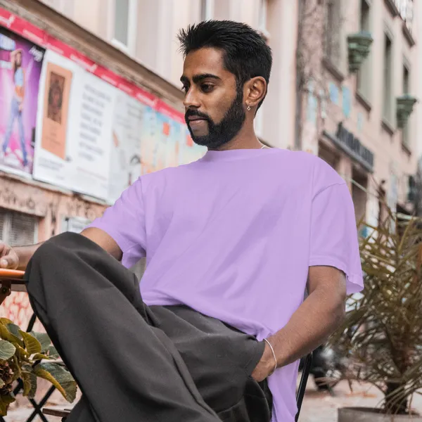Lavender_Cotton_Oversized_T-Shirt_For_Men_|_Premium_French_Terry_Cotton_T-Shirt_For_Men