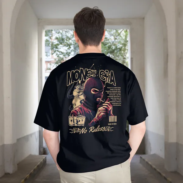 Black_French_Terry_Cotton_Oversized_T-Shirt_For_Unisex
