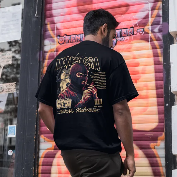 Black_French_Terry_Cotton_Oversized_T-Shirt_For_Unisex