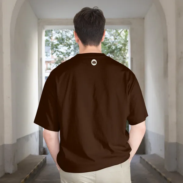 Brown_&_Black_French_Terry_Cotton_Oversized_T-Shirt_For_Unisex_(Pack_Of_2)