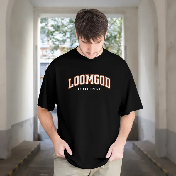 Brown_&_Black_French_Terry_Cotton_Oversized_T-Shirt_For_Unisex_(Pack_Of_2)
