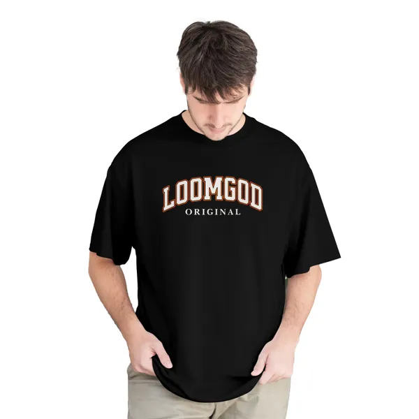 Brown_&_Black_French_Terry_Cotton_Oversized_T-Shirt_For_Unisex_(Pack_Of_2)