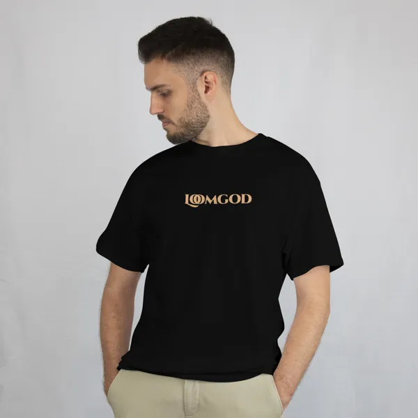 Black_French_Terry_Cotton_Oversized_T-Shirt_For_Unisex