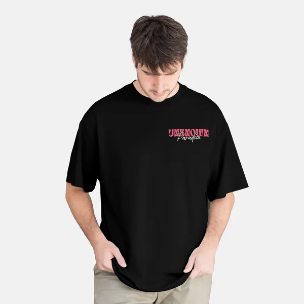 Black_French_Terry_Cotton_Oversized_T-Shirt_For_Unisex