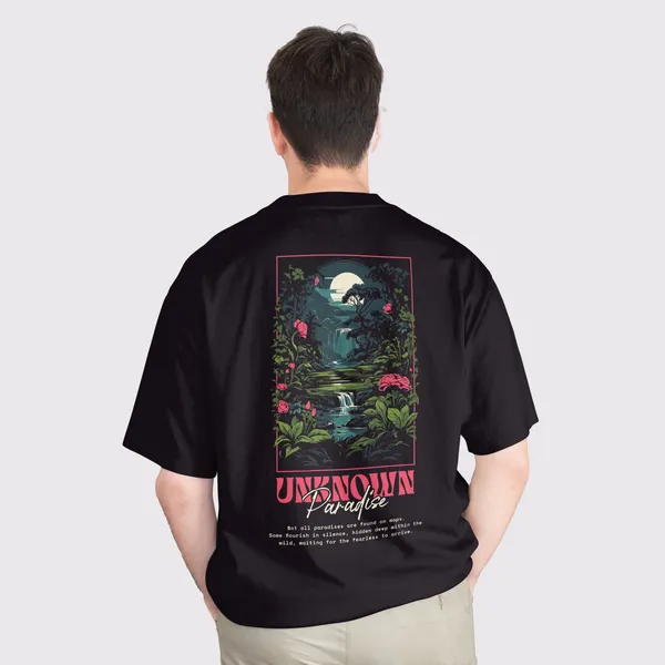 Black_French_Terry_Cotton_Oversized_T-Shirt_For_Unisex