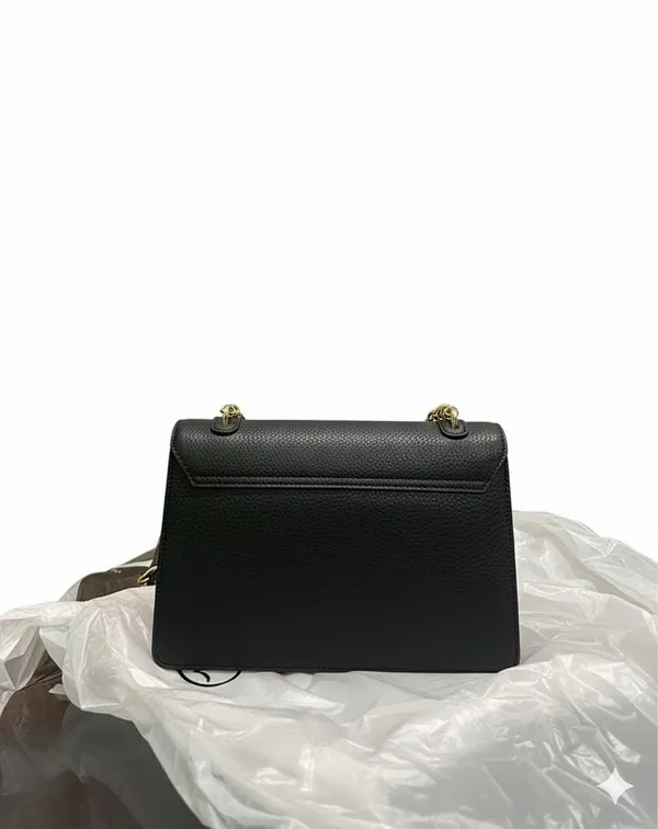 Black_Solid_Satchel_Bag_For_women