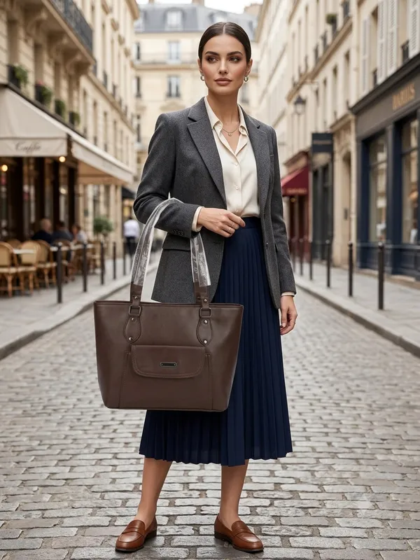 Prevera_Brown_tote_handbag