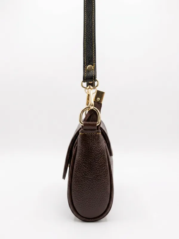 Prevera_Classic_Dark_Brown_Shoulder_Bag_