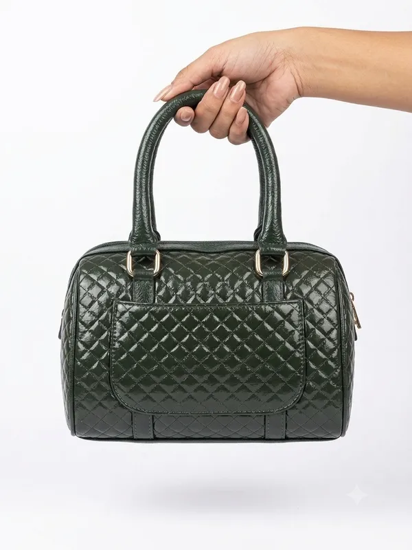 Prevera_Green_Duffle_Bag_for_women