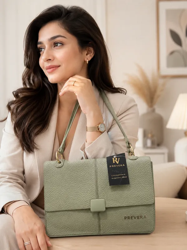 Prevera_Green_office_Satchel_Bag