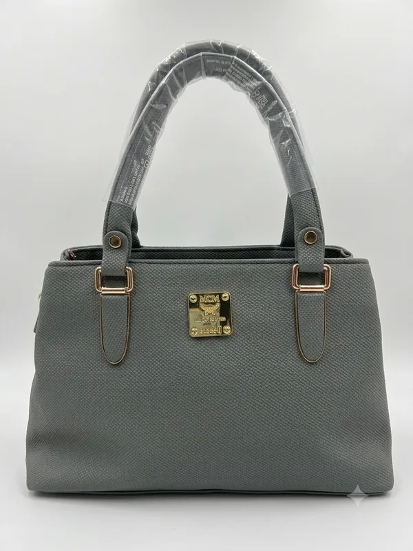 Prevera_Grey_textured_handbag