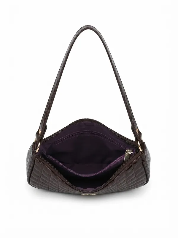 Prevera_Noir_Glossy_Chain_Shoulder_Bag