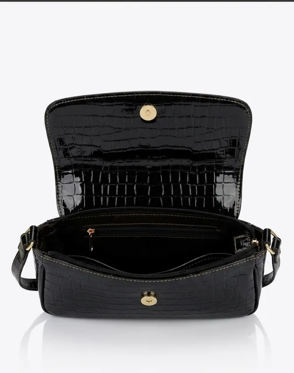 Prevera_Quilted_Black_Shoulder_Bag