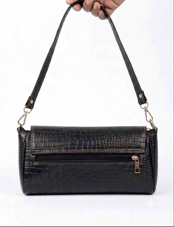 Prevera_Quilted_Black_Shoulder_Bag