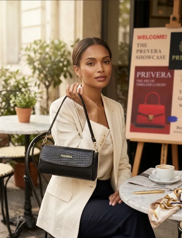 Prevera_Quilted_Black_Shoulder_Bag