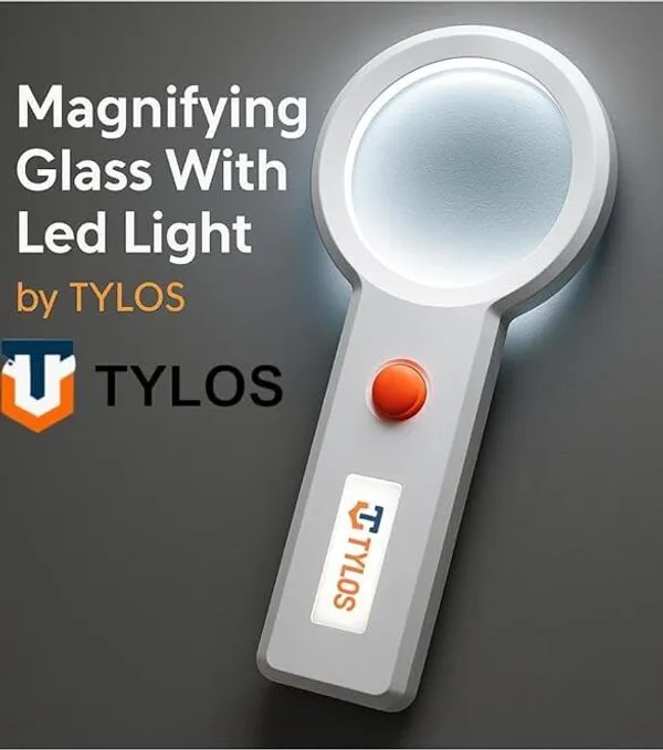 White_Plastic_Magnifier_Glass_For_Unisex
